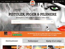 Tablet Screenshot of pissup.dk